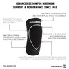 Rehband Elbow Pads, Black, Neoprene Elbow Protection, Handball & Volleyball,