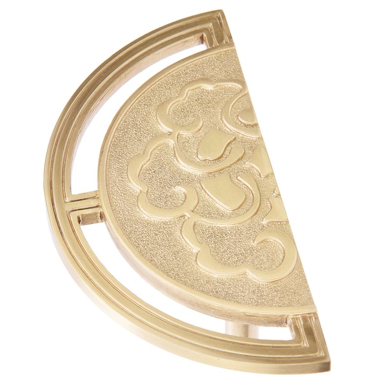 1 Set Chinese Classical Brass Handle Wardrobe Door Pulls Wine