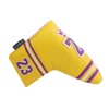 SHABIER Yellow Golf Putter Cover with NO.23 Design Headcover for