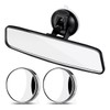 SLNXA Retrovisor para Auto de 160° Gran Angular, Espejo Retrovisor