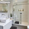 Shower Mat, Shower Mat, Non-Slip Mat, 48 x 48 cm,