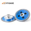 YITISAGE 3 inch Tile Diamond Saw Blade Turbo Segment Carving