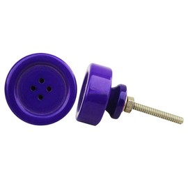 Indian Shelf 20 Pieces Purple Drawer Knobs Decorative Resin Cabinet Knobs Boho Dresser Pulls Resin Unique Kitchen Handles Modern Door Hardware Single Hole