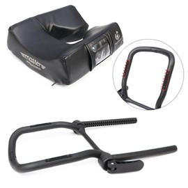 Master Massage Universal MusicMaster Ergonomic Dream Face Cushion and Universal Simplicity Adjustable Massage Table Face Cradle Set - Massage Table/Massage Chair Headrest Platform Set (Black)