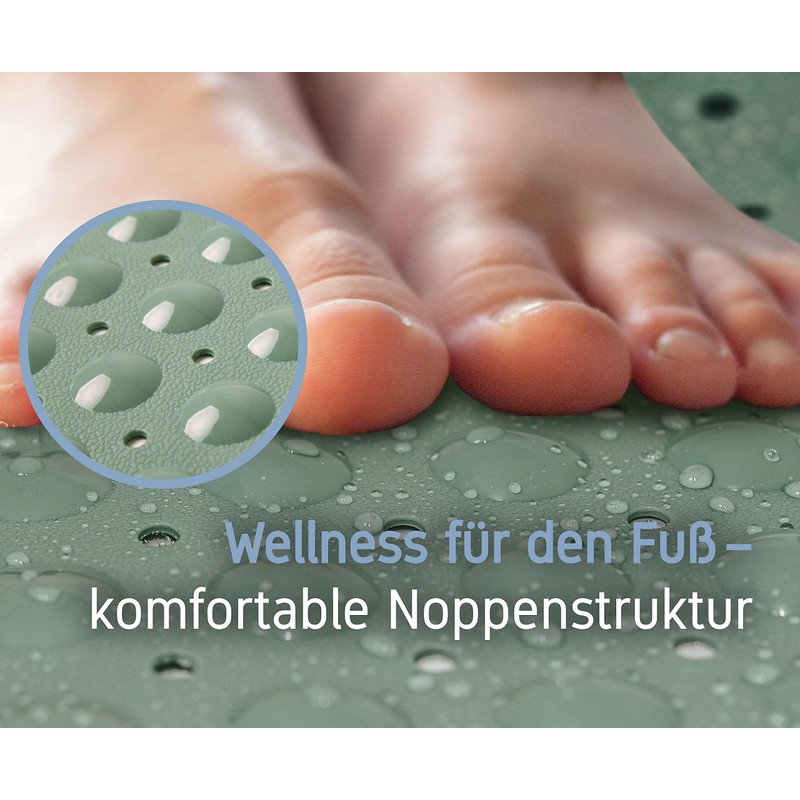 Toniamo Shower Mat 53 x 53 cm Green | Non-Slip