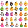 30 PCS Rubber Ducks, HMNXG Random Assortment Mini Rubber Duckie Toys for Kids Baby Bath Shower Toys, Birthday Gifts, Summer Beach Pool Activity, Carnival, Holiday Party Favors