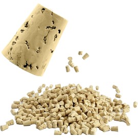 The Dreidel Company Small Mini Cork Plugs Cork Tops Stoppers Tapered Cork Bottle For DIY Craft Projects (100 Corks)