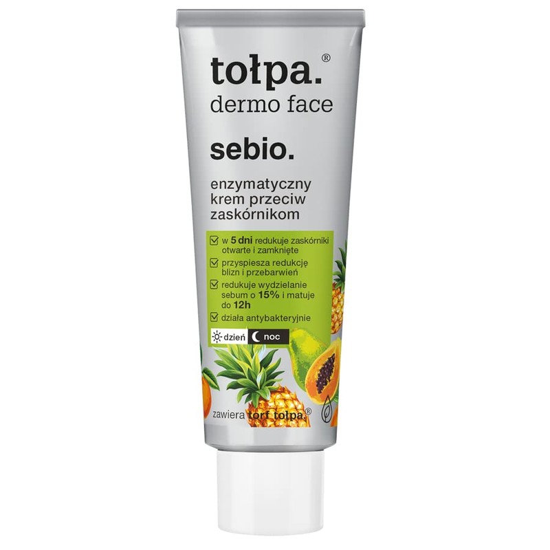 TOLPA DERMO SEBIO ENZYMATIC CREAM AGAINST BLACKHEADS, 40 ML