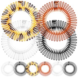 minkissy 10pcs Spring Comb Wig Comb Sports Headbands Athletic Headbands for Women Women Headband Spring Band Comb Round Comb Head