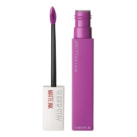 Maybelline SuperStay Matte Ink Labial Líquido, Larga Duración 16 Horas, Alta Pigmentación Sin Transferencia, Aplicador de Precisión en Flecha, Tono 35 Creator, 5 ml
