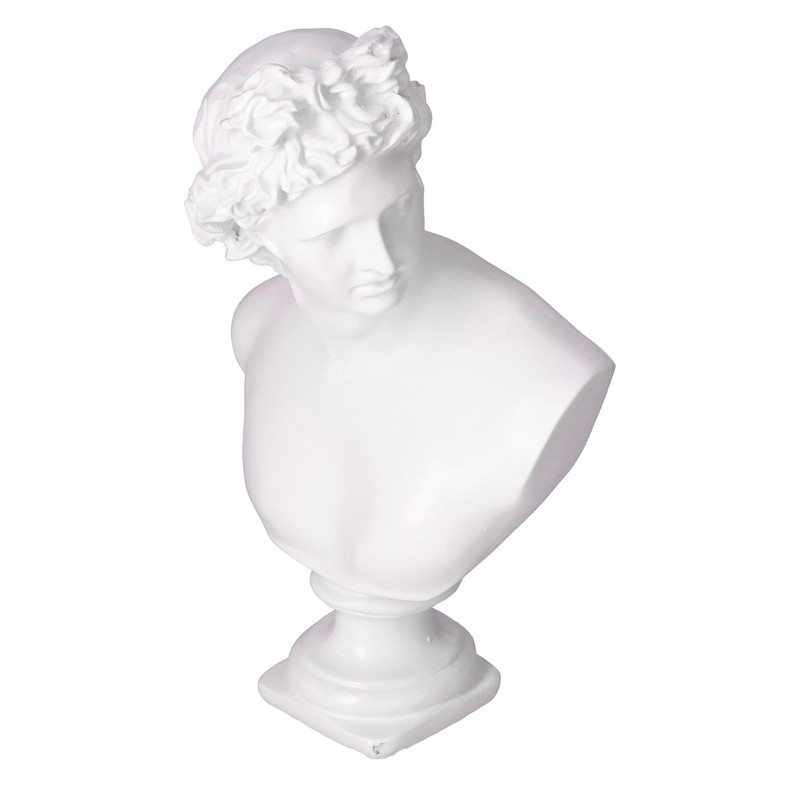 Nordic Style Character Figurine Bust Statue Craft Ornament for Desktop