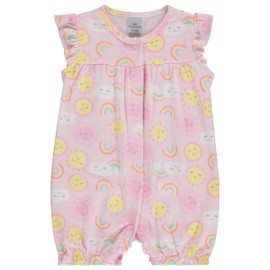 Cudlie 2-Pack Baby Girl Rompers – Soft Cotton, Everyday Comfort