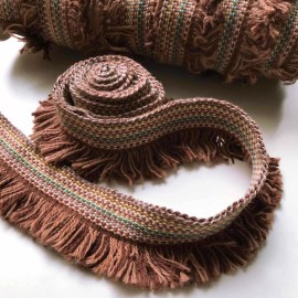 Plankroad Copper High Quality Decorative Brush Fringe Trim by the yard