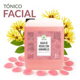 Productos Mart Mexico Tónico Facial Agua de Rosas y Hamamelis 5L Hipoalergénico
