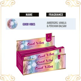 SOUL STICKS Hand-Rolled Incense Sticks Divine Spirit Blends 180 Gram Box | 100% Natural Masala Incense Organic Home Fragrance Agarbatti (Good Vibes)