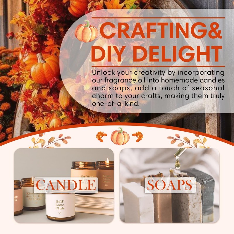 Autumn Wreath Fragrance Oil, Premium Essential Oils for Diffuser