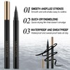 Apooliy Liquid Eyeliner with Eye Liner Stencils,Waterproof Eyeliner Pen with