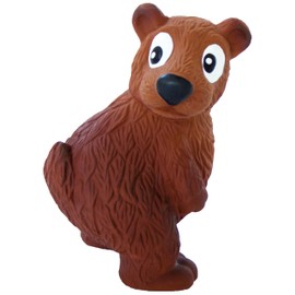 Outward Hound Tootiez Bear Grunting Latex Rubber Dog Toy, Small