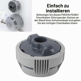 Chemical Chlorine Dispenser System, P05345 P03821 Chemical Pool Chlorine Dispenser, Replacement for Hot Tub Spa, Chemical Dispenser, 4.09 x 3.07 Inch