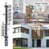 Lantelme Garden Thermometer, 18cm-66 cm, Analogue, Outdoor, Balcony, Garden