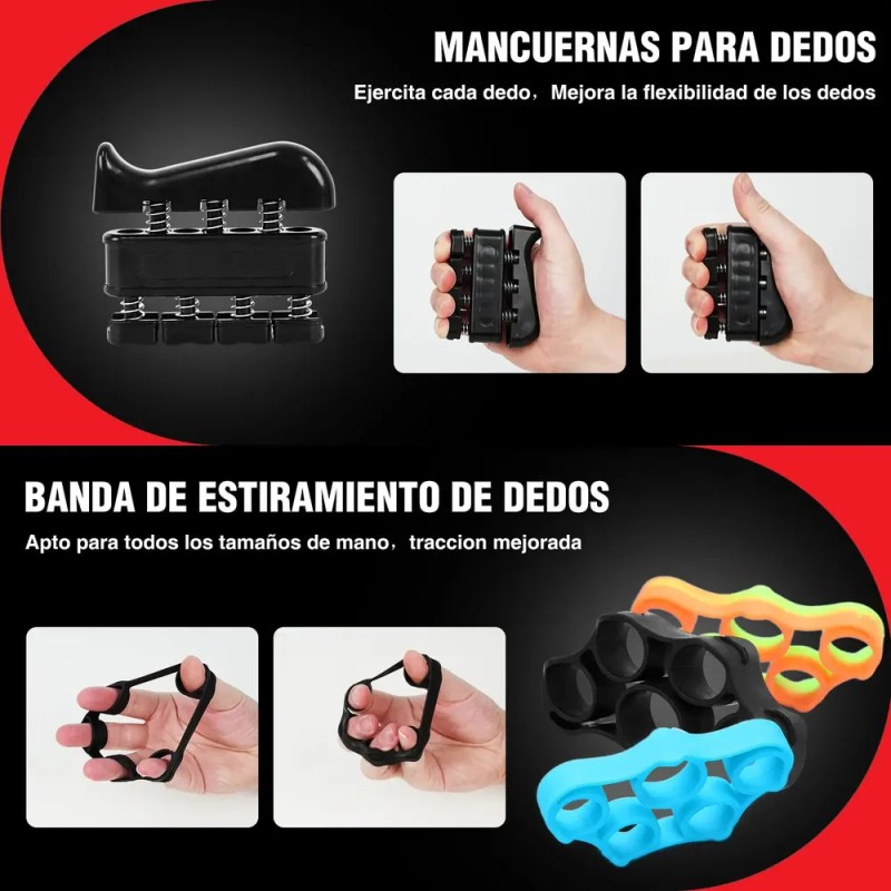 Ejercitador De Mano Fortalecedor De Mano Muñeca Y Antebrazo