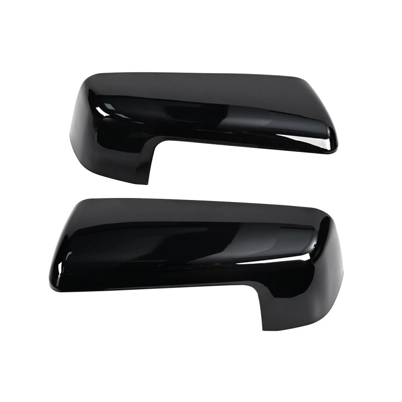 ALLTIMES Pair Gloss Black Mirror Cap Cover Replacement For Chevy