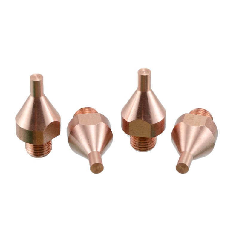 Close Clearance Spot Welding Tips 3/16" w/ 3/8-24 Thread Fits