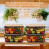 Sawysine 4 Pcs Metal Mesh Steel Basket with Handles and