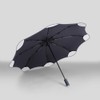 ThreeH Compact Travel Umbrella Automatic Open and Close Round Corner