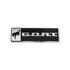 Ford Performance M-1447-GOAT 4.5" Chrome & Black Goat Emblem for