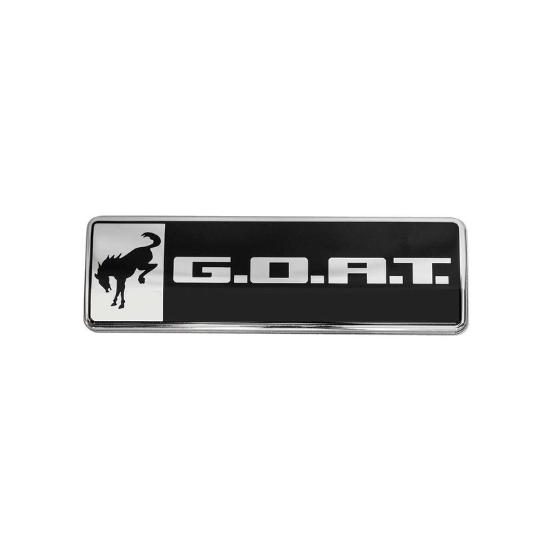 Ford Performance M-1447-GOAT 4.5" Chrome & Black Goat Emblem for