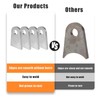 4-Pack Heavy-Duty Weld-On Shock Tabs,Universal Mounting Brackets with 1/2" Center