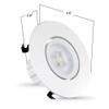 Feit LEDR4ADJ/830 65W Equivalent 4" Adjustable Retrofit Kit, Soft White