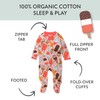HonestBaby Sleep & Play Footed One-Piece Pajama Sleeper 100% Organic