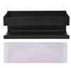Single Tier Spice Rack 15kg Bearing Capacity Corrosion Resistant Black
