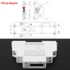 Digital LCD Single Phase Din Rail 5-20A Electronic Energy KWh