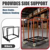 Heavy Duty Folding Table Cart for Hotel, Warehouse, Factory