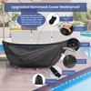 Hammock Cover,Heavy Duty 420D Covers for Outdoor Waterproof,Breathable Hammock Dust