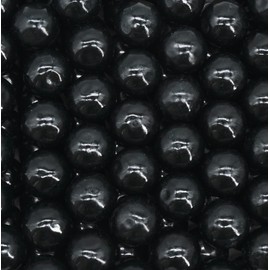Candy Retailer Gumballs - Great For Parties or Gumball Machines - 2lb Bag (Large 1", Black)
