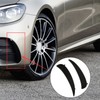 Gloss Black Front Bumper Fog Grille Air Vent Trims Replacement