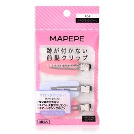 MAPEPE Non-marking Bangs Clip (PK & WH), Stainless Steel
