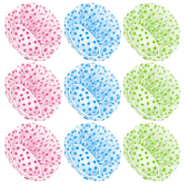 VTECHOLOGY VTECHOLOGY Bath Cap, Waterproof Shower Hats, Reusable Plastic Bath