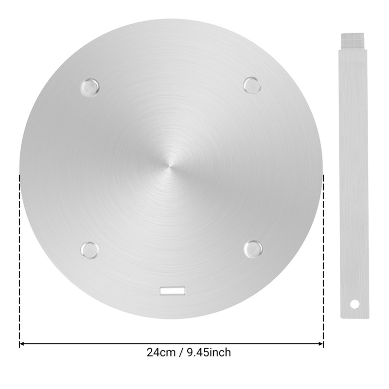 VolksRose Induction Hob Converter Adapter Plate, Heat Conduction Plate for