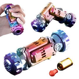 3T6B Alloy Anti-Stress Toy, Fidget Soft Bullet Guns Toy, Toy with Softball Weapons, EDC Anti-Stress Toy Decompression