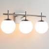 Bathroom Light Fixtures over Mirror, 3-Light Brushed Nickel Vanity Lights