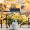 ONLYFIRE OUTDOOR LIVING 18" Tabletop Propane Gas Fire Pit Bottom-Mounted