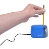 Westcott iPoint Duo™ Dual-Powered Battery & Electric Pencil Sharpener, Blue