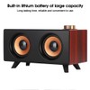FT-3008 Retro Wooden Mini Bluetooth Speaker Wireless HIFI Stereo Player