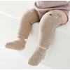 Feidoog Baby Crawling Anti-Slip Elastic 3 Pairs Knee Pads and
