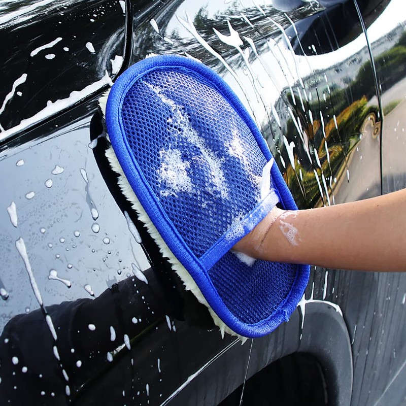 Tiardey Imitation Wool Mitt Car Wash Mitt Car Cleaning Ultra